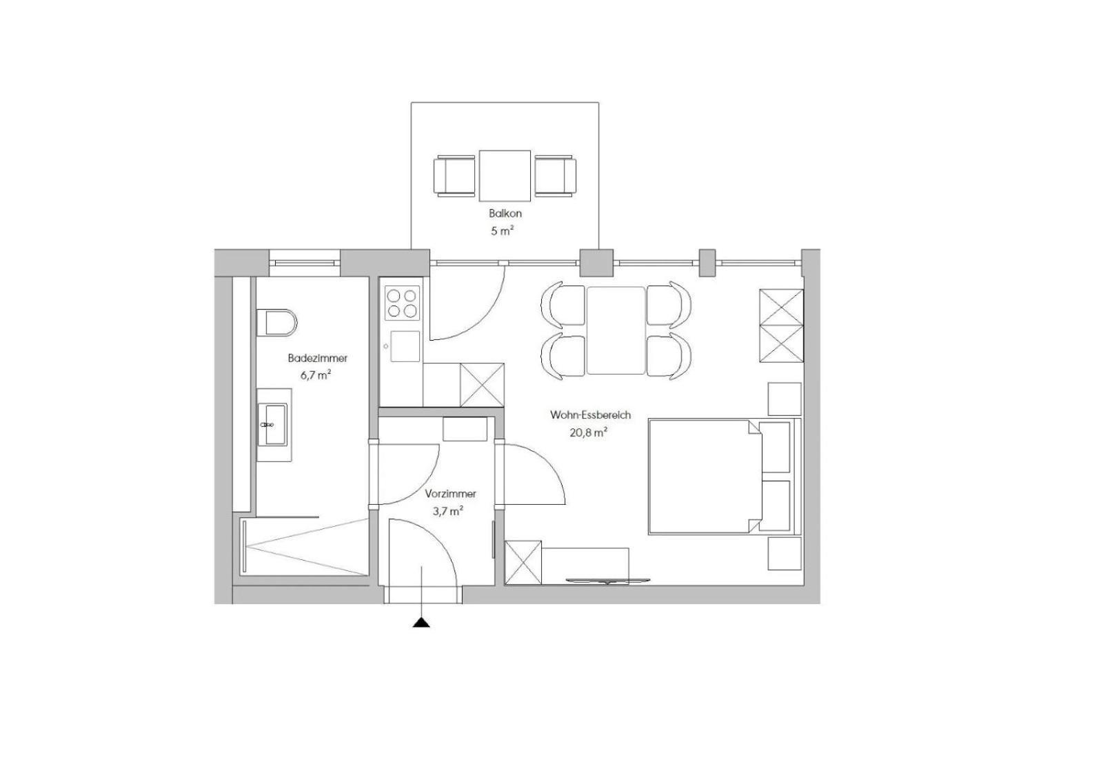 Stylische Wohnung Mit Balkon Vídeň Exteriér fotografie